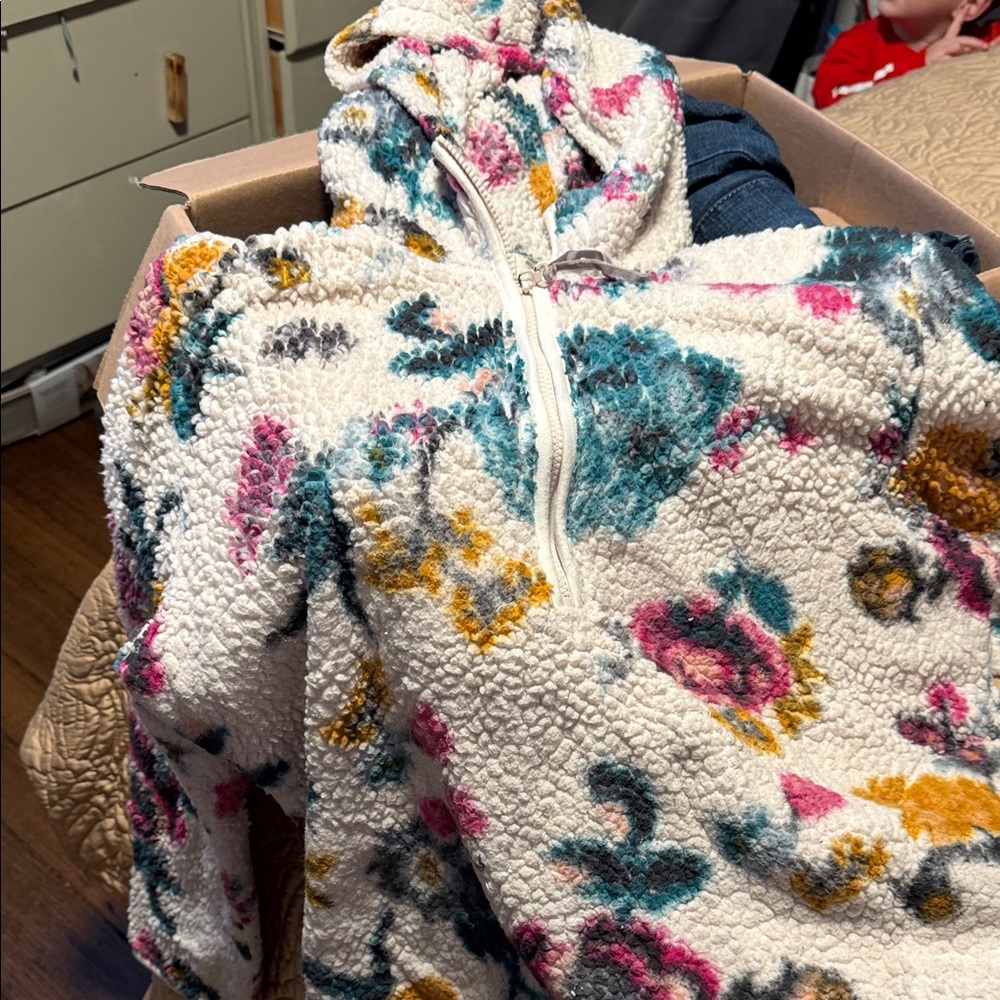 Floral Patterned Women's Sweater